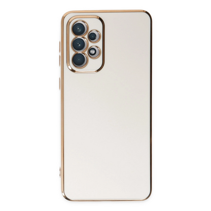 Samsung Galaxy A73 5g Kılıf Volet Silikon - Beyaz