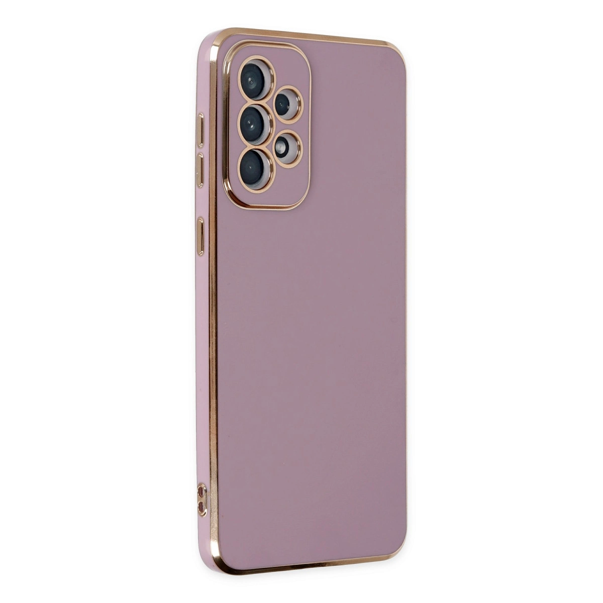 Samsung Galaxy A73 5g Kılıf Volet Silikon - Mor