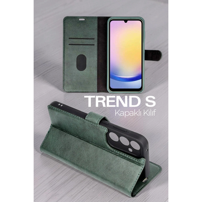 Samsung Galaxy S26 Kılıf Trend S Plus Kapaklı Kılıf - Kırmızı