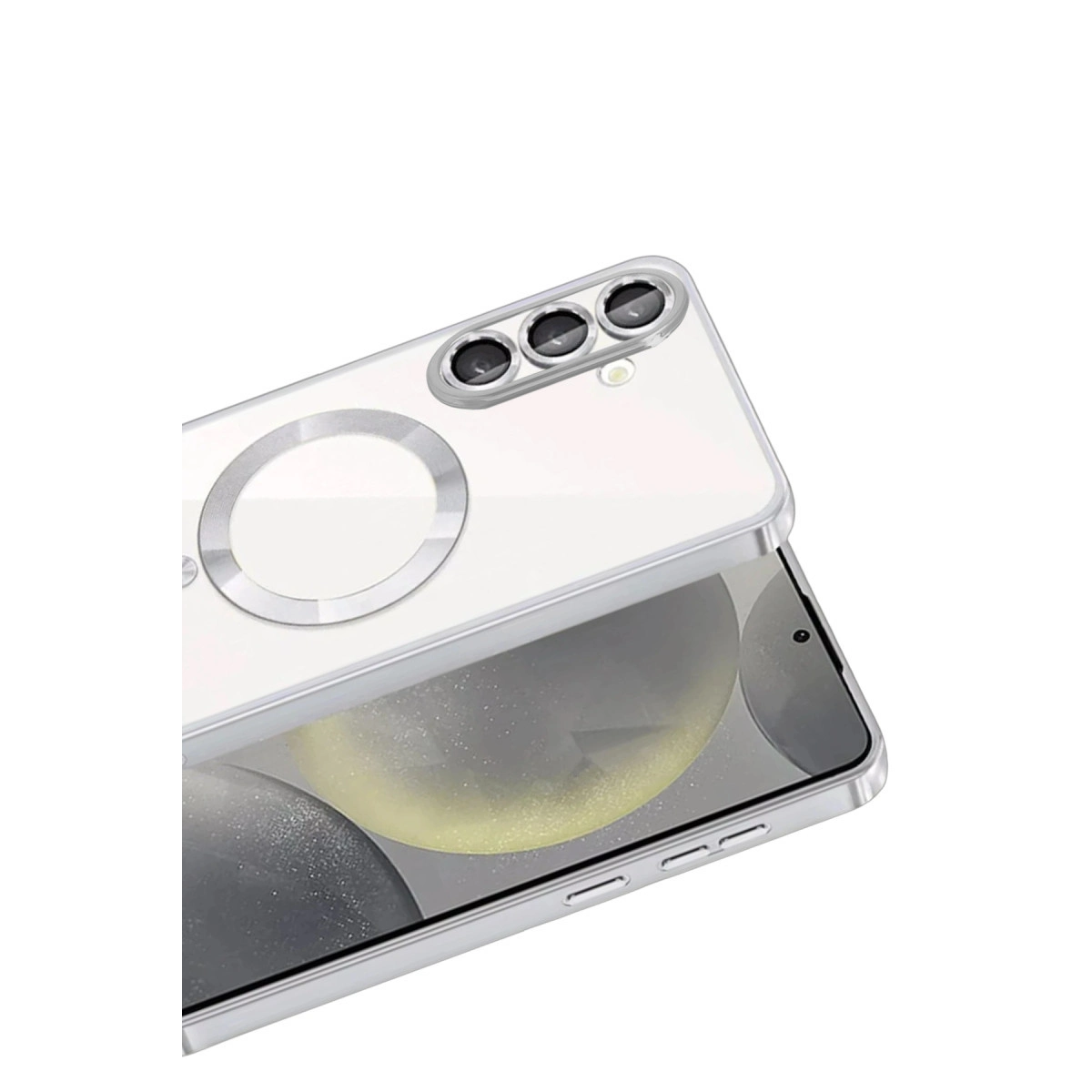 Samsung Galaxy S26 Kross Magneticsafe Kapak - Gümüş