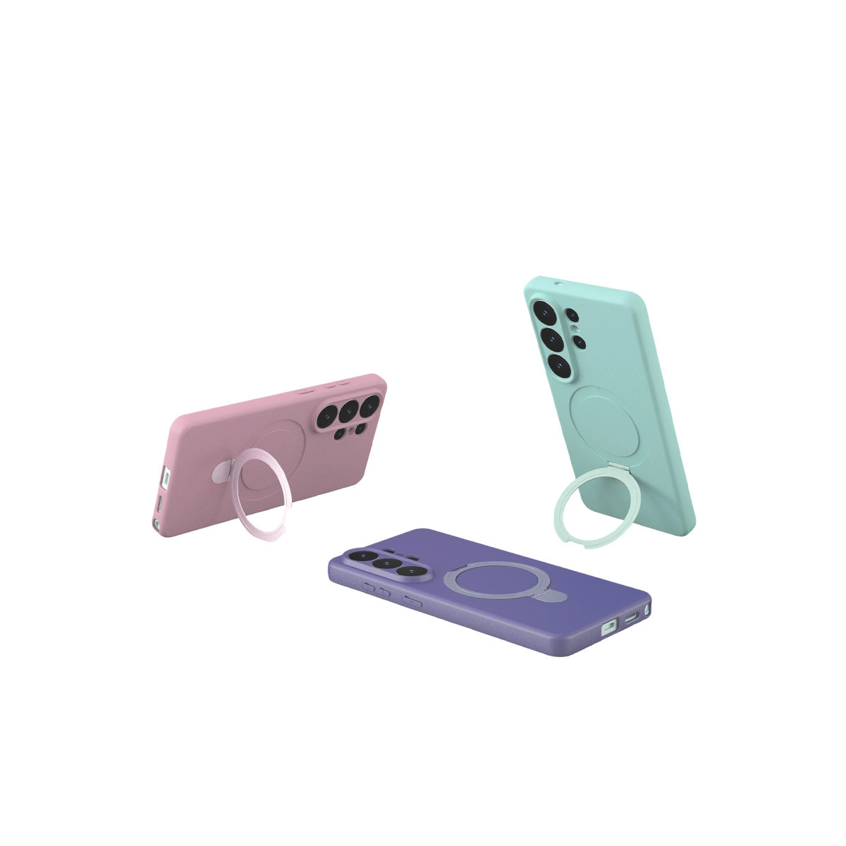 Samsung Galaxy S26 Ultra Regal Magsafe Standlı Kapak - Yeşil