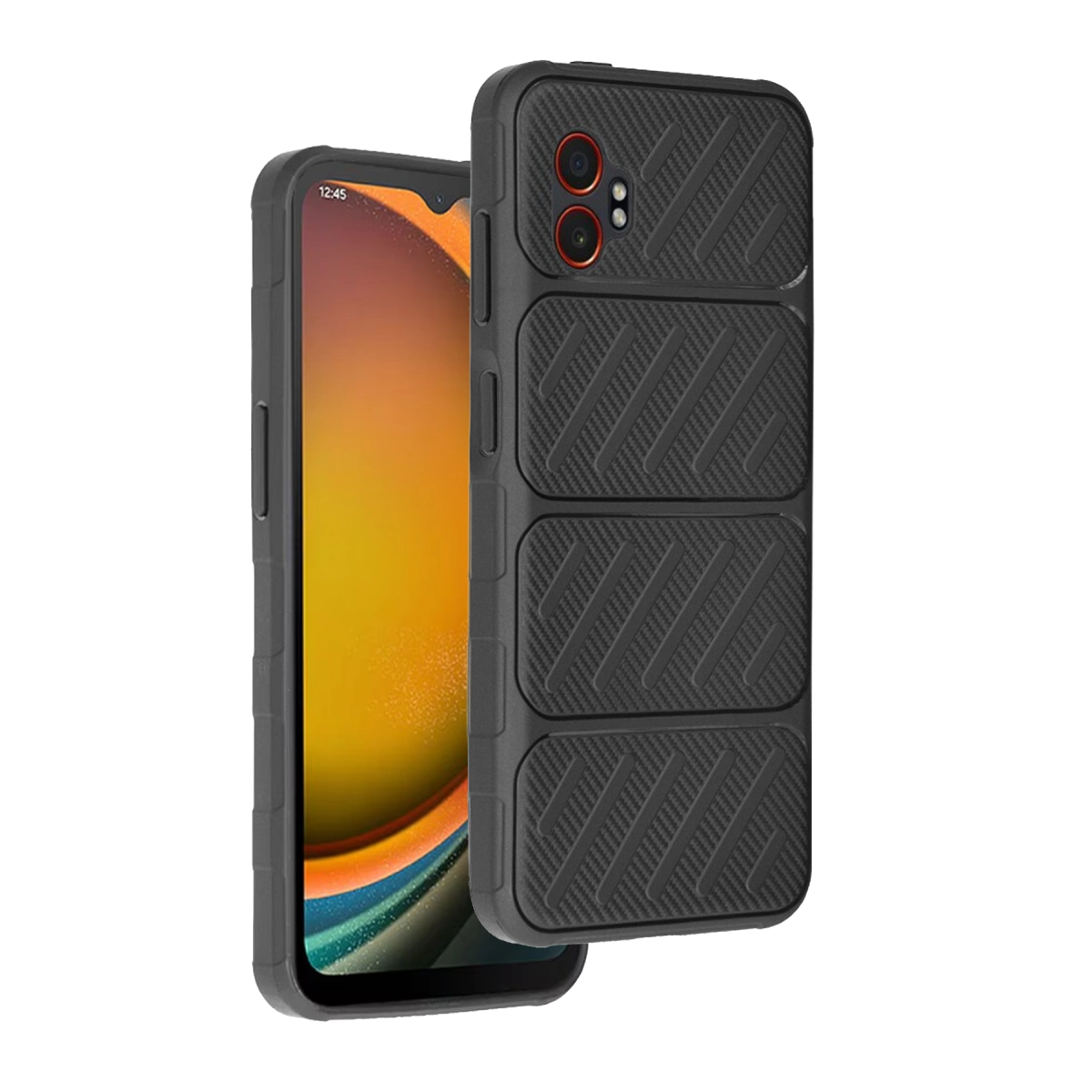 Samsung Galaxy Xcover 7 Pro Auto Focus Karbon Kapak - Siyah