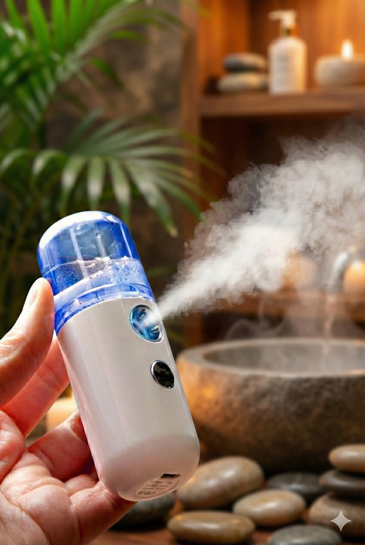 Şarjlı Mini Yüz Nemlendirici Dezenfektan Mist Sprayer