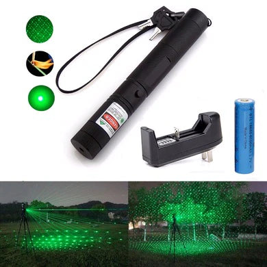 Şarjlı Yeşil Lazer Pointer 100 Mw (5643)