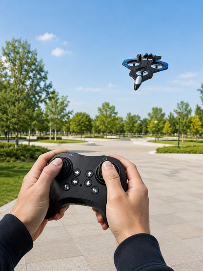 Savaş Uçağı Tasarımlı Drone 2.4g Uzaktan Kumandalı 360° Takla Jiroskop Tek Tuş Kalkış İniş