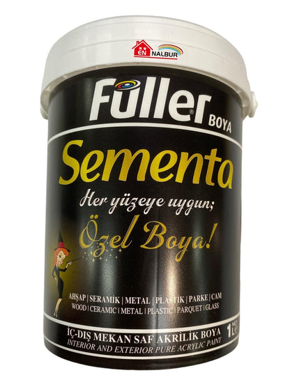 Sementa Özel Su Bazlı Saf Akrilik Boya 1 Litre Bej