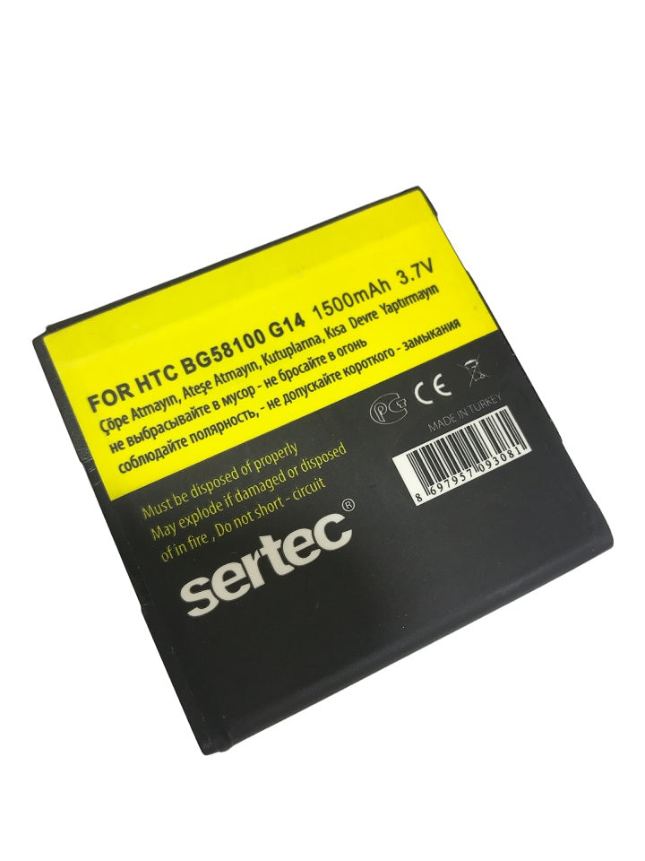 SERTEC - HTC G14 Sensation / BG58100 Uyumlu Batarya