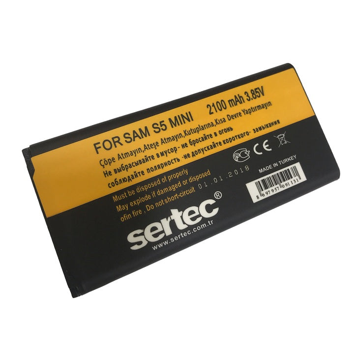 SERTEC - GALAXY S5 MİNİ-SM-G800F Uyumlu Batarya