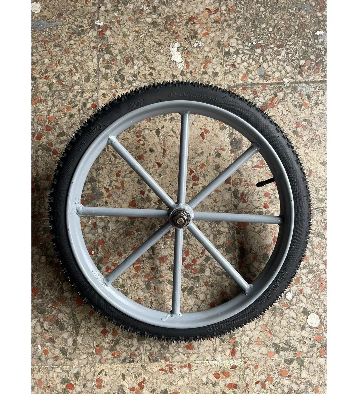 Seyyar Tezgah / Araba Tekerleği 65 Cm - Borulu Jant (jant Boyu:50 Cm)