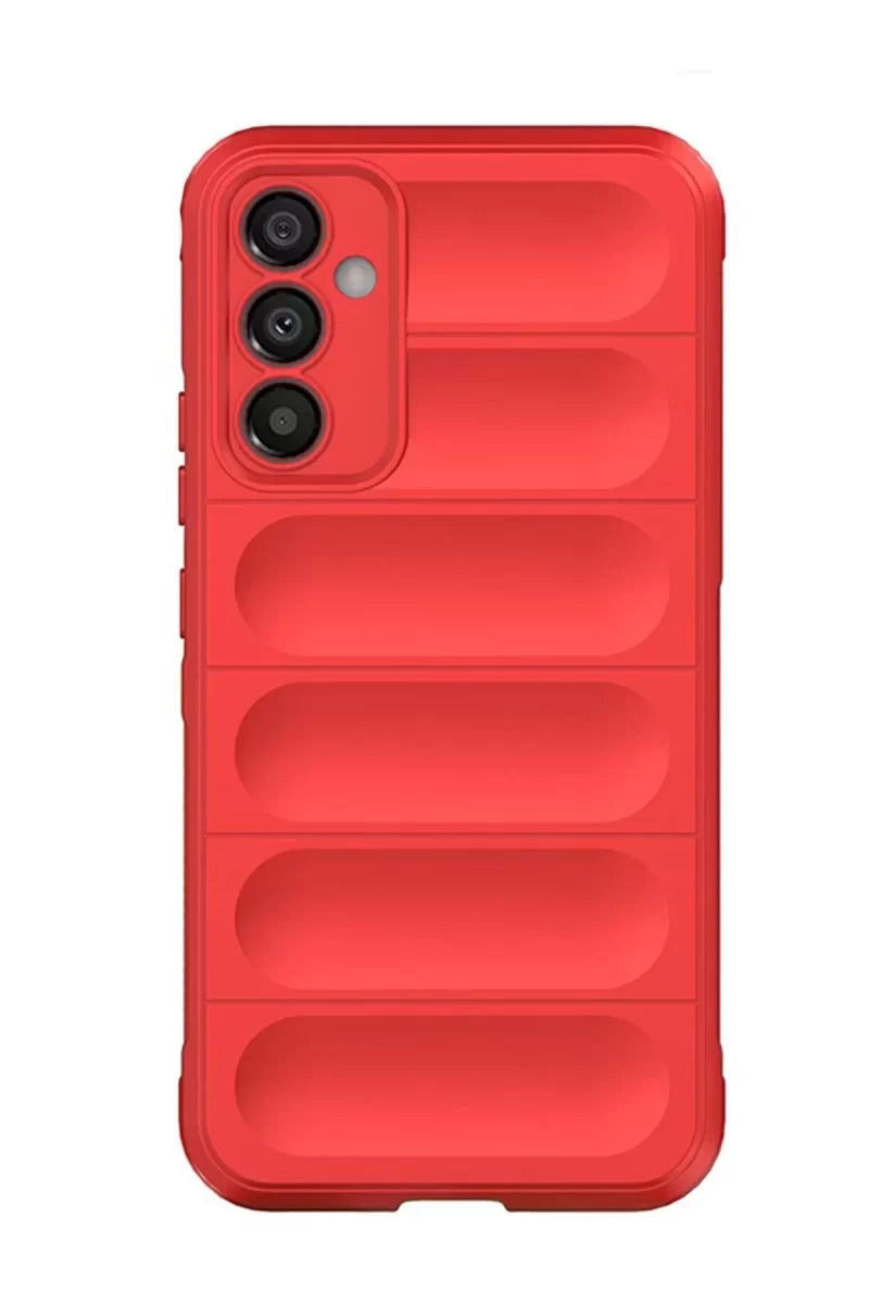 Newface Samsung Galaxy A05s Kılıf Optimum Silikon - Kırmızı