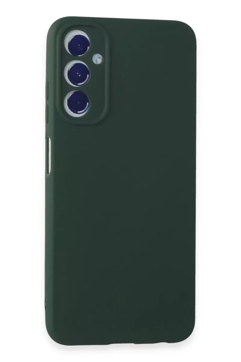 Newface Samsung Galaxy A05s Kılıf First Silikon - Koyu Yeşil