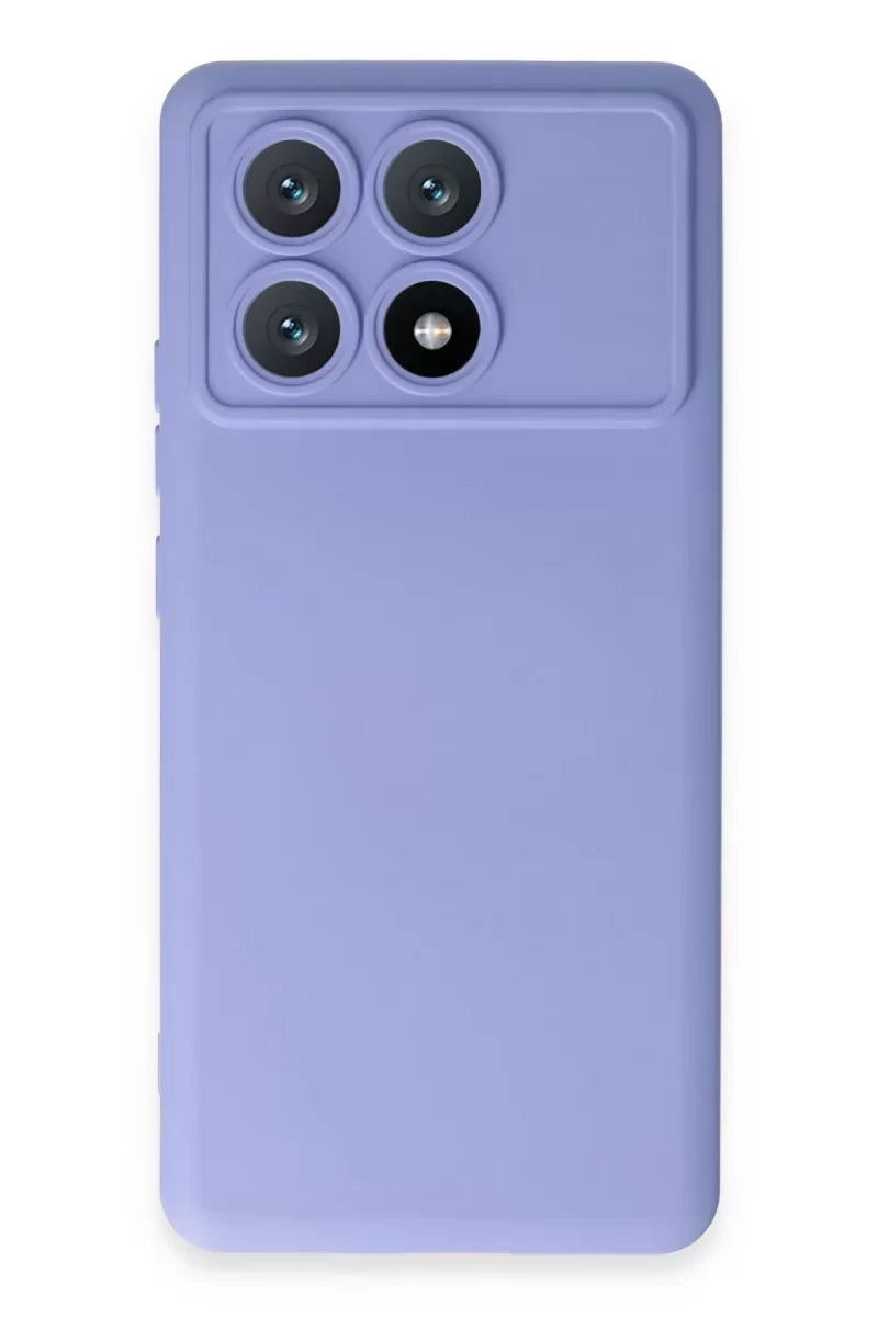 Newface Xiaomi Poco X6 Pro Kılıf Nano İçi Kadife Silikon - Lila