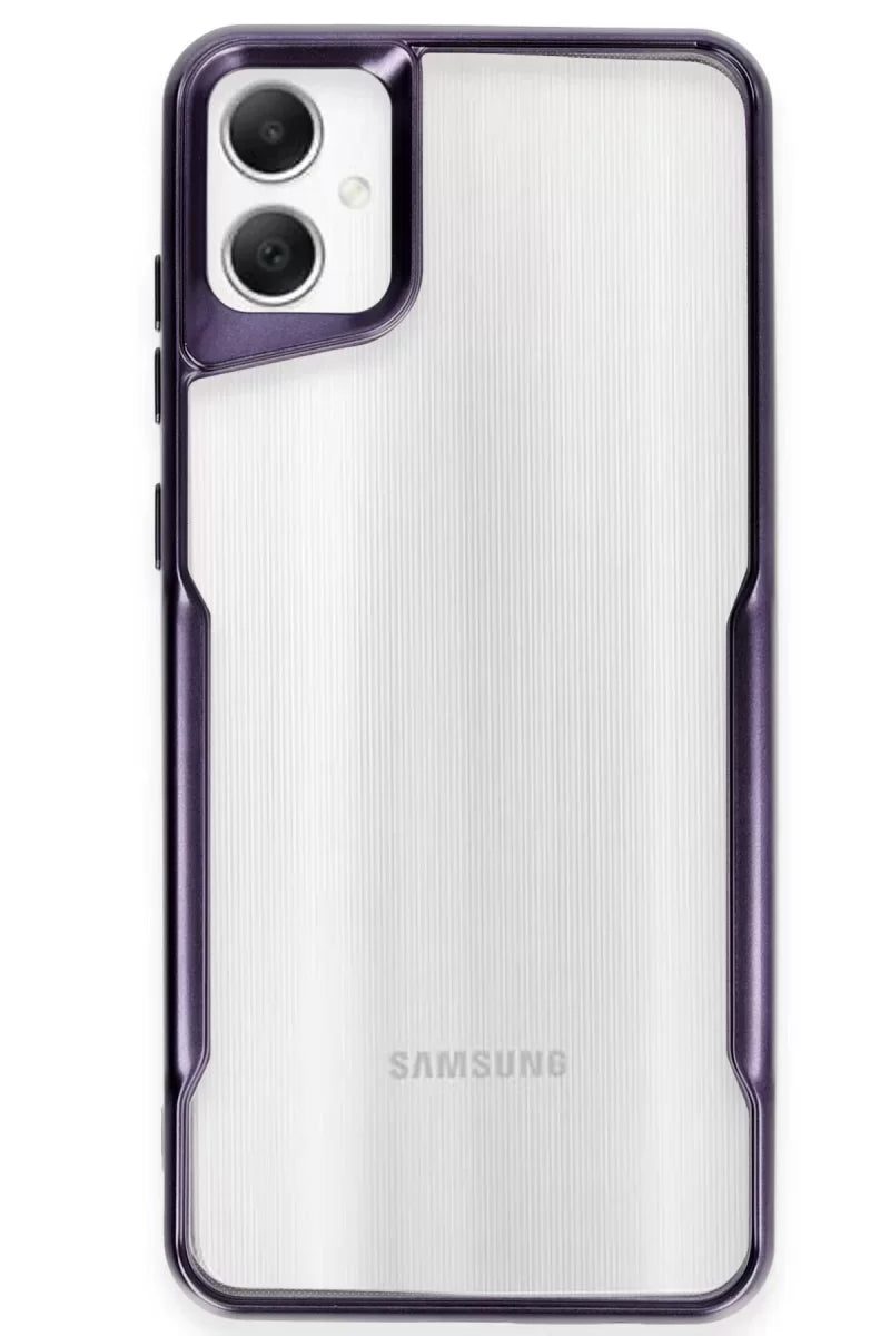 Newface Samsung Galaxy A05 Kılıf Boyi Silikon Kapak - Derin Mor