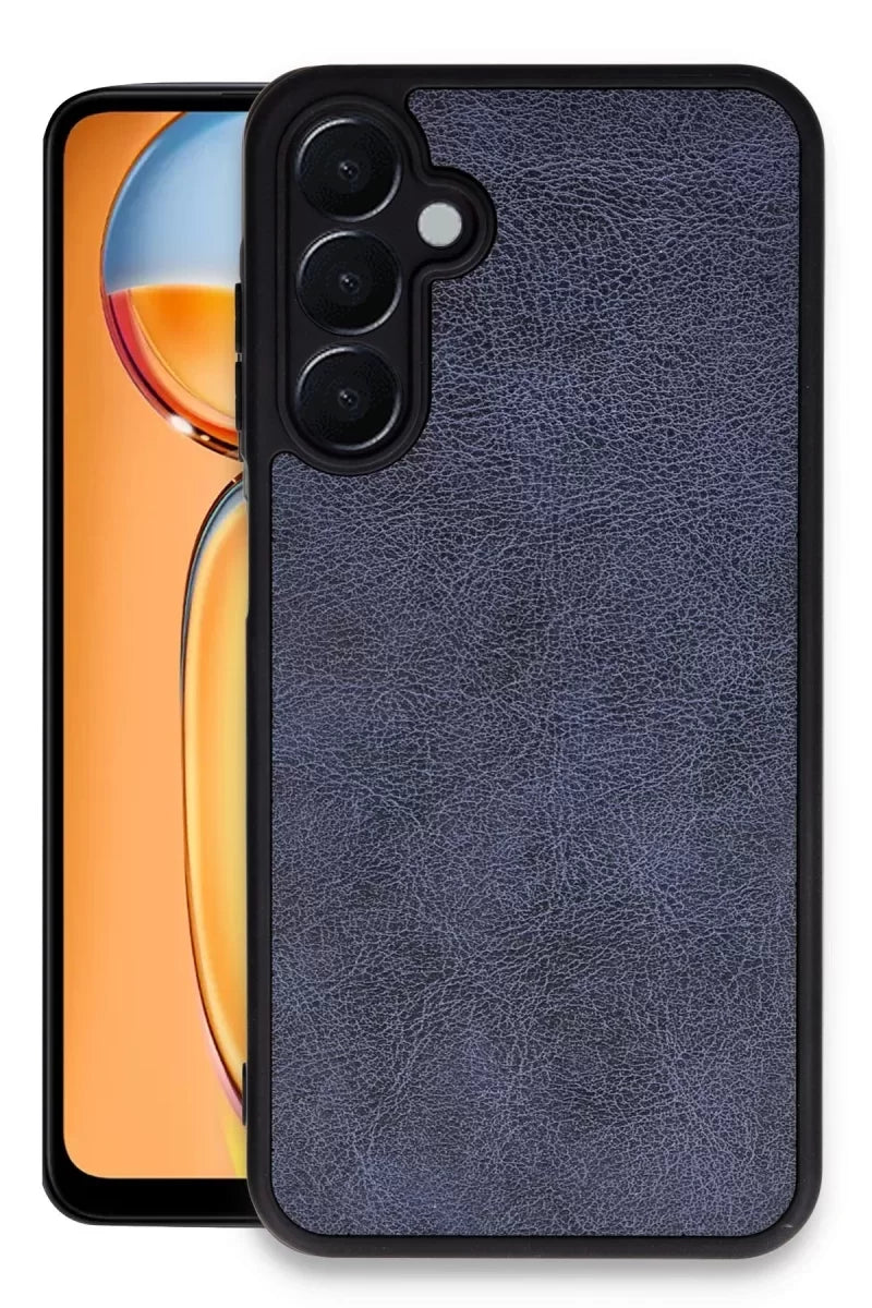 Newface Samsung Galaxy A15 4g Kılıf Aras Deri Kapak - Lacivert