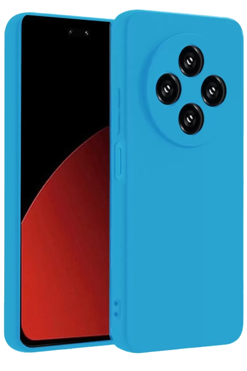 Newface Xiaomi Redmi 14c Kılıf Nano İçi Kadife Silikon - Mavi