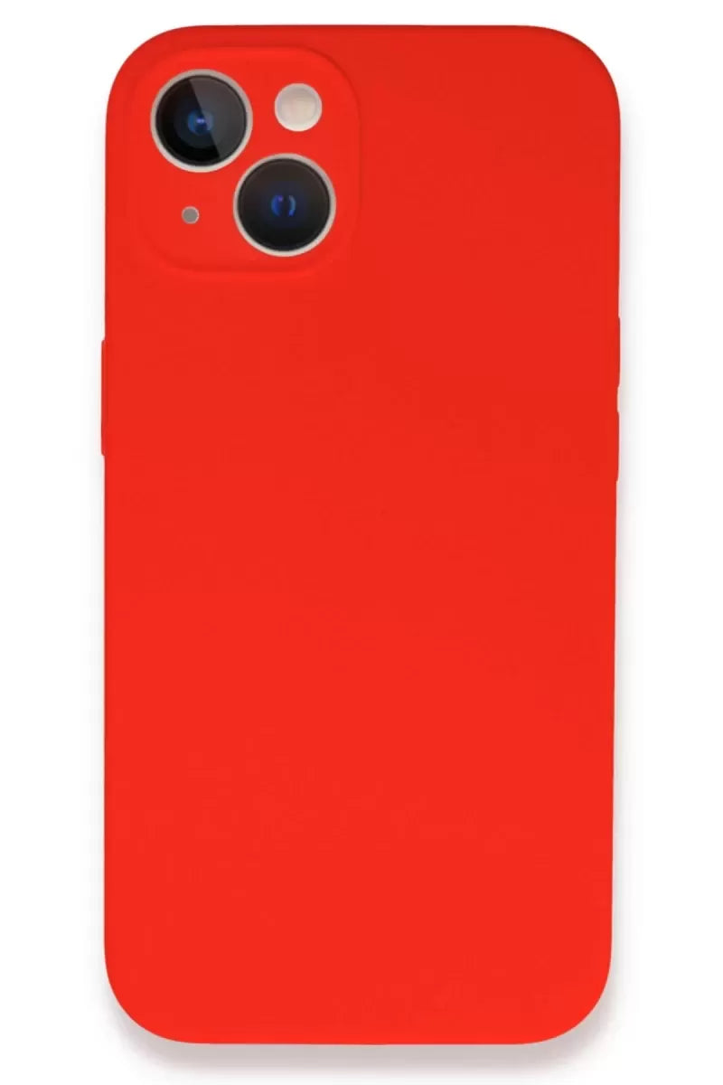 Newface Apple İphone 13 Mini Kılıf Lansman Legant Silikon - Kırmızı
