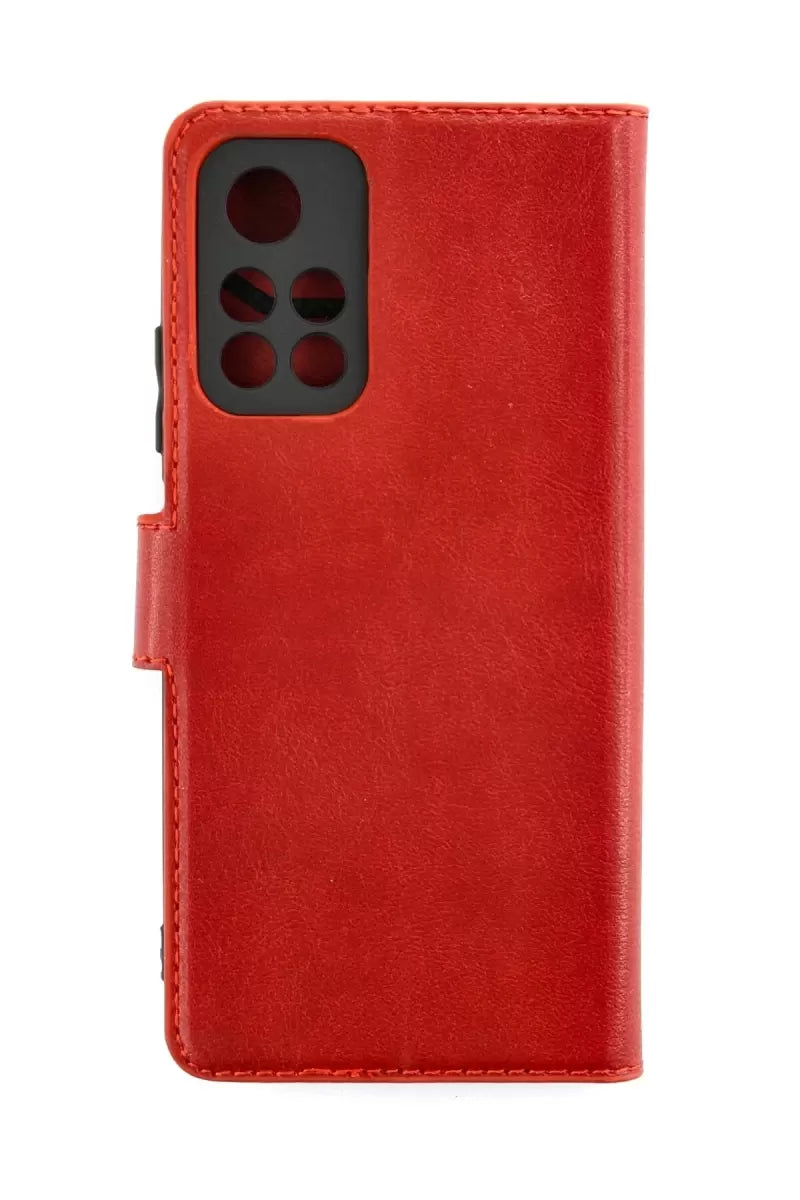 Newface Xiaomi Redmi Note 11t Kılıf Trend S Plus Kapaklı Kılıf - Kırmızı