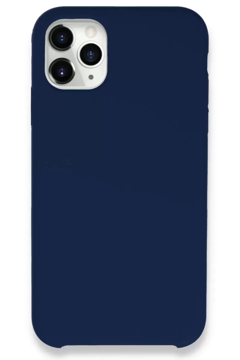 Newface Apple İphone 11 Pro Max Kılıf Lansman Legant Silikon - Lacivert