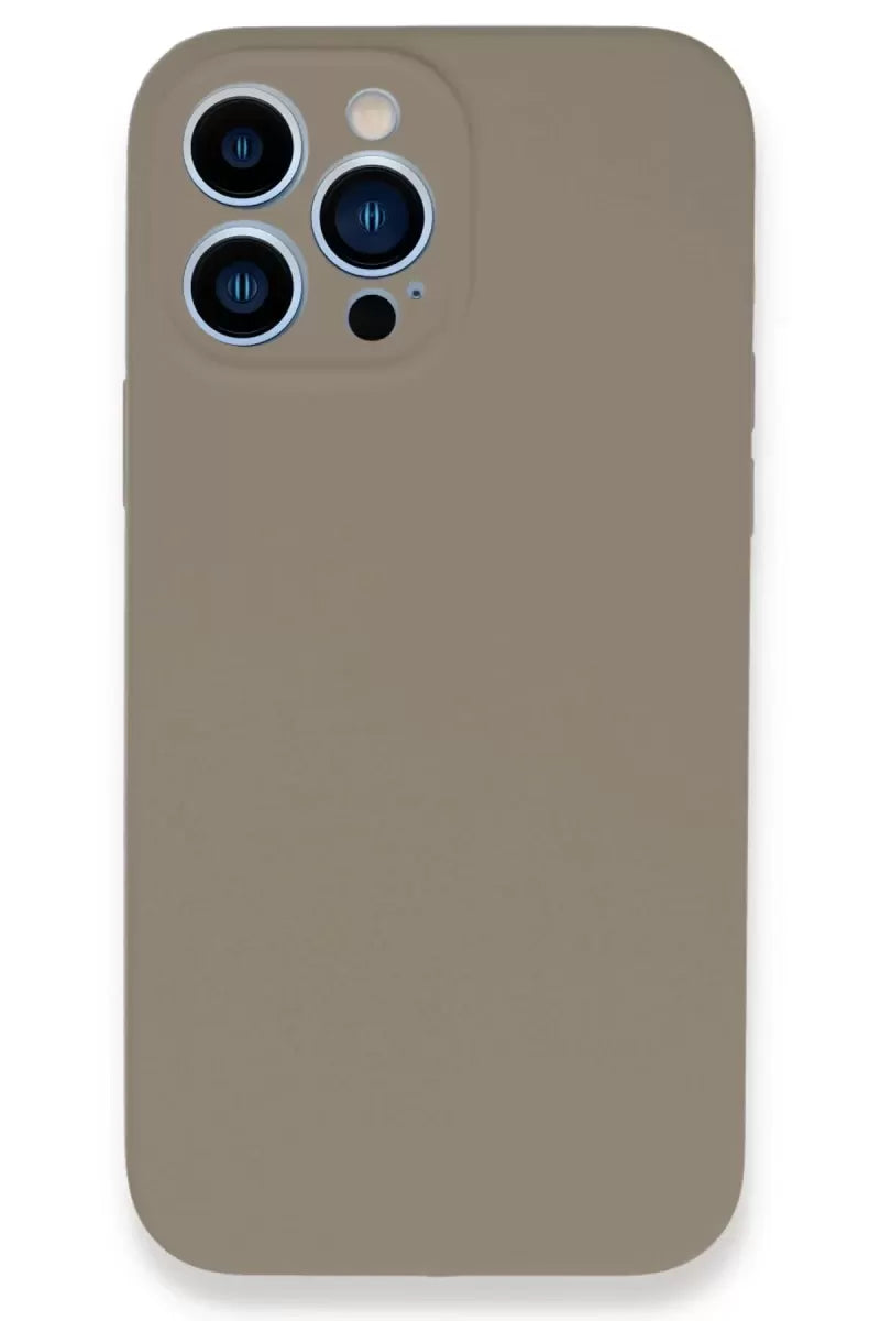 Newface Apple İphone 13 Pro Max Kılıf Lansman Legant Silikon - Bej