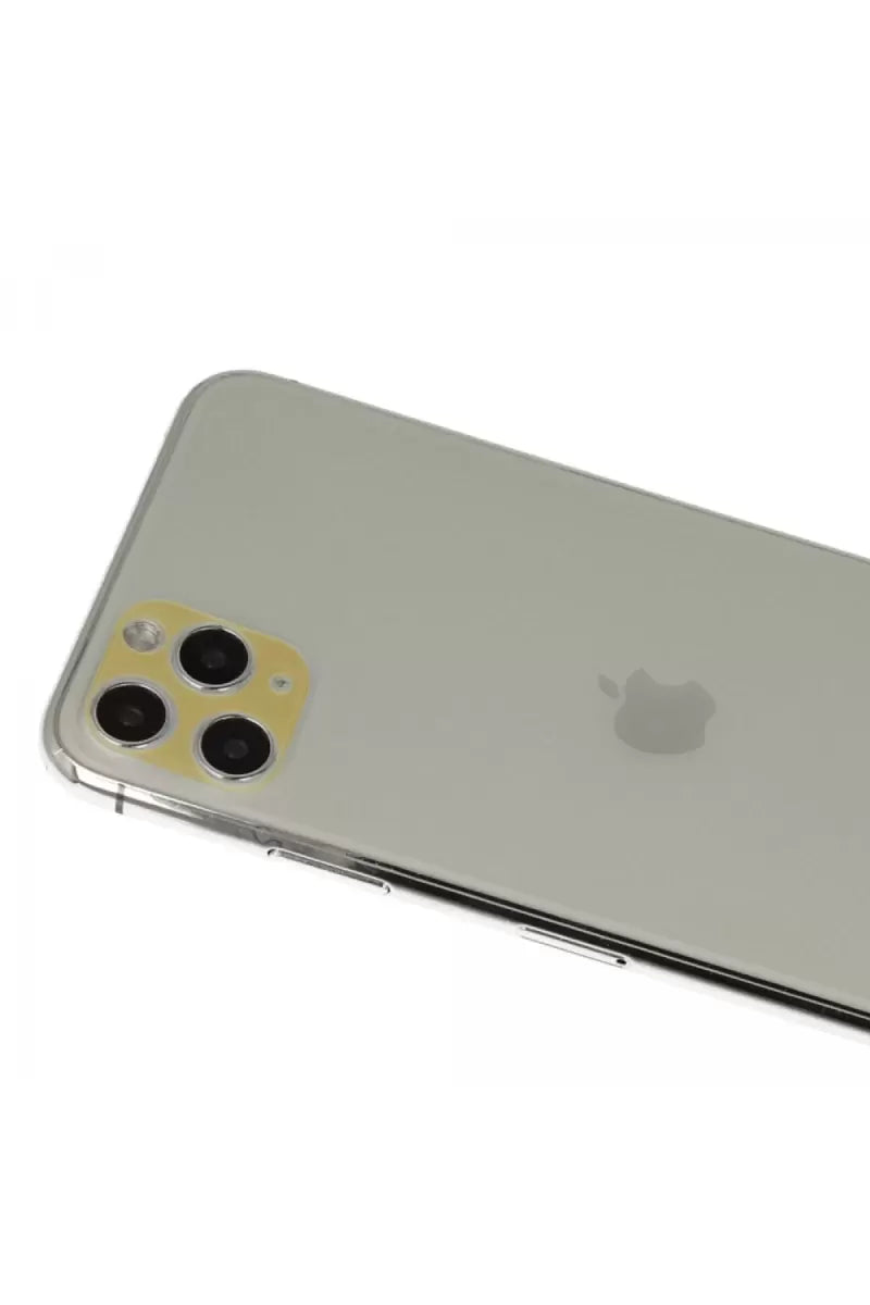 Newface Apple İphone 11 Pro Max Rainbow Kamera Lens Koruma Cam - Gold