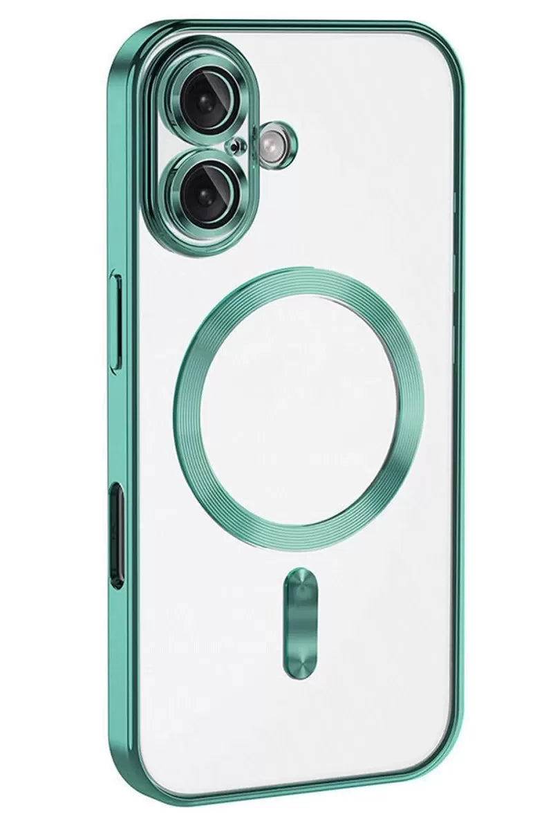 Newface Apple İphone 16 Plus Kılıf Kross Magneticsafe Kapak - Turkuaz