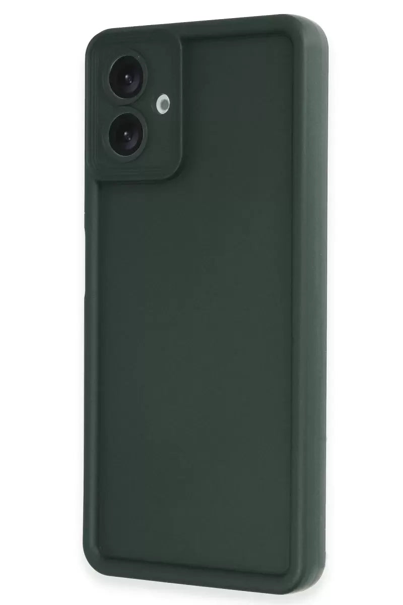 Newface Samsung Galaxy A06 Kılıf Viera Silikon - Koyu Yeşil