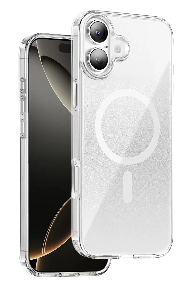 Onegif Apple İphone 17 Sora Simli Magsafe Kapak - Beyaz