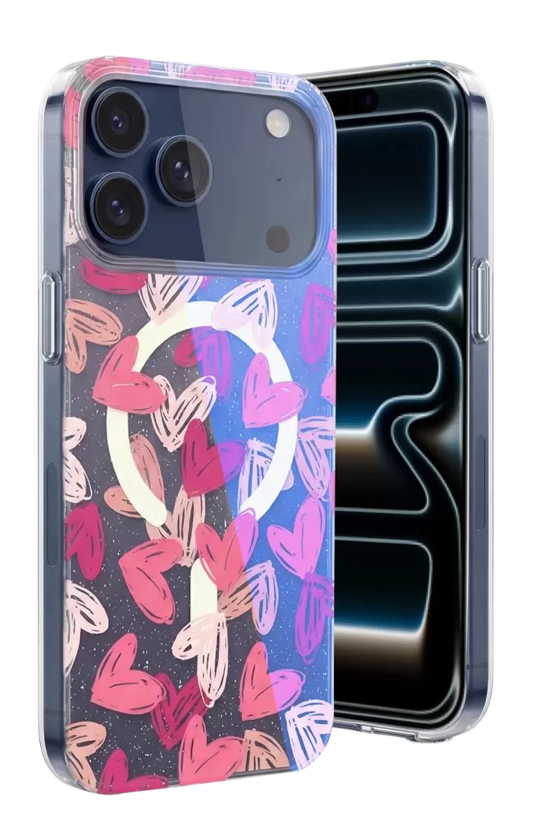 Onegif Apple İphone 17 Pro Max Desina Magsafe Kapak - Desen 6