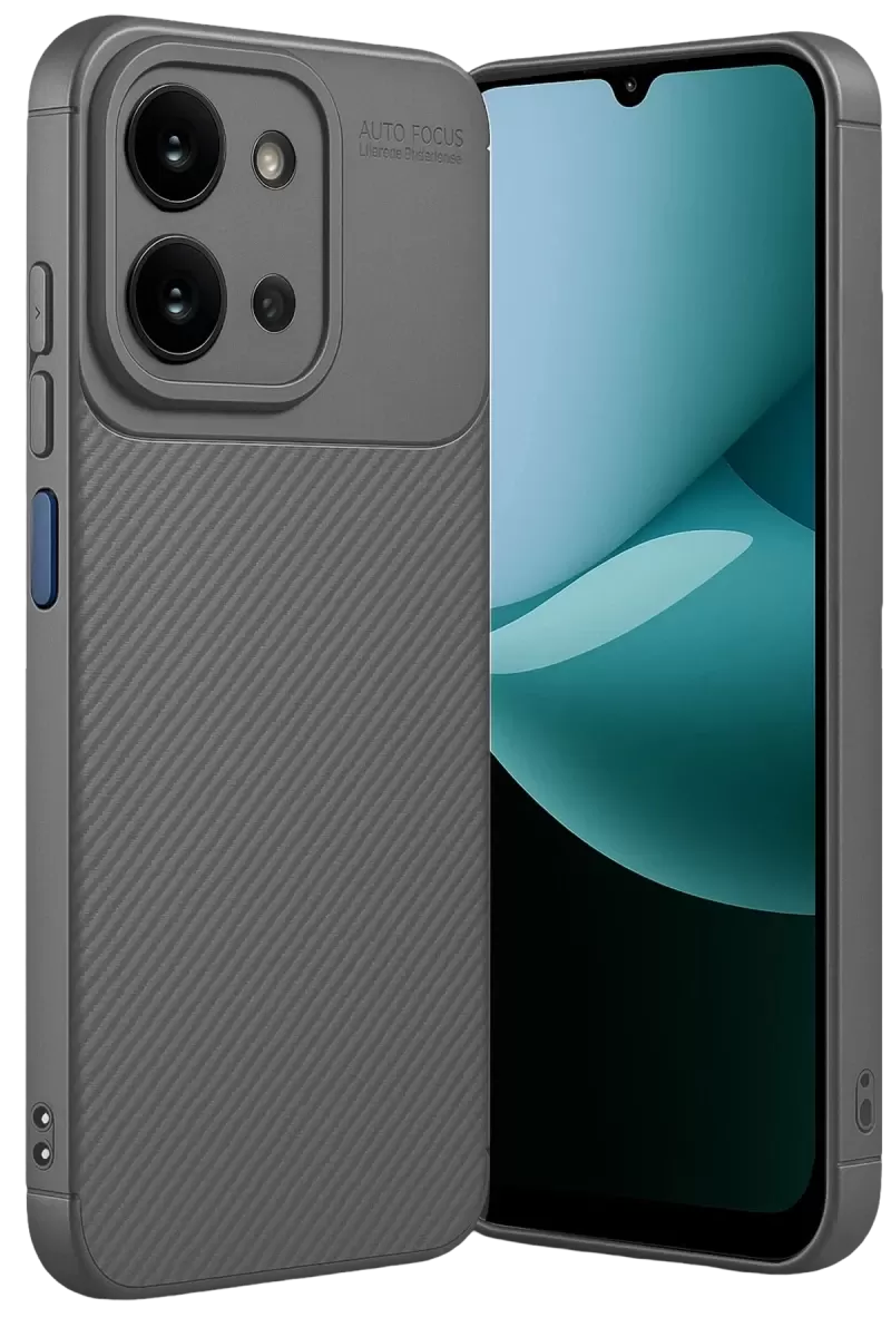 Newface Xiaomi Redmi 15c 4g Auto Focus Karbon Kapak - Gri