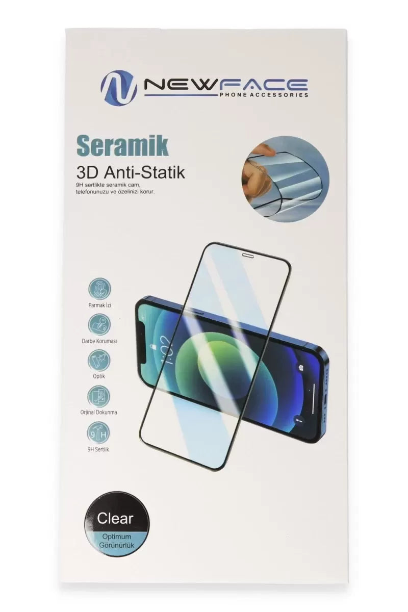 Newface Samsung Galaxy S26 3d Antistatik Seramik Nano Ekran Koruyucu - Siyah