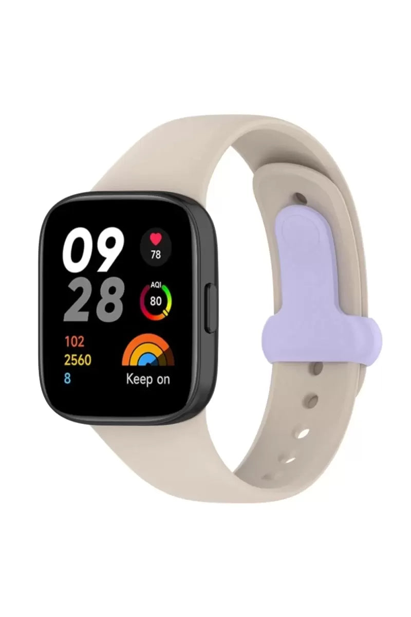 Newface Xiaomi Redmi Watch 3 Origin Silikon Kordon - Bej