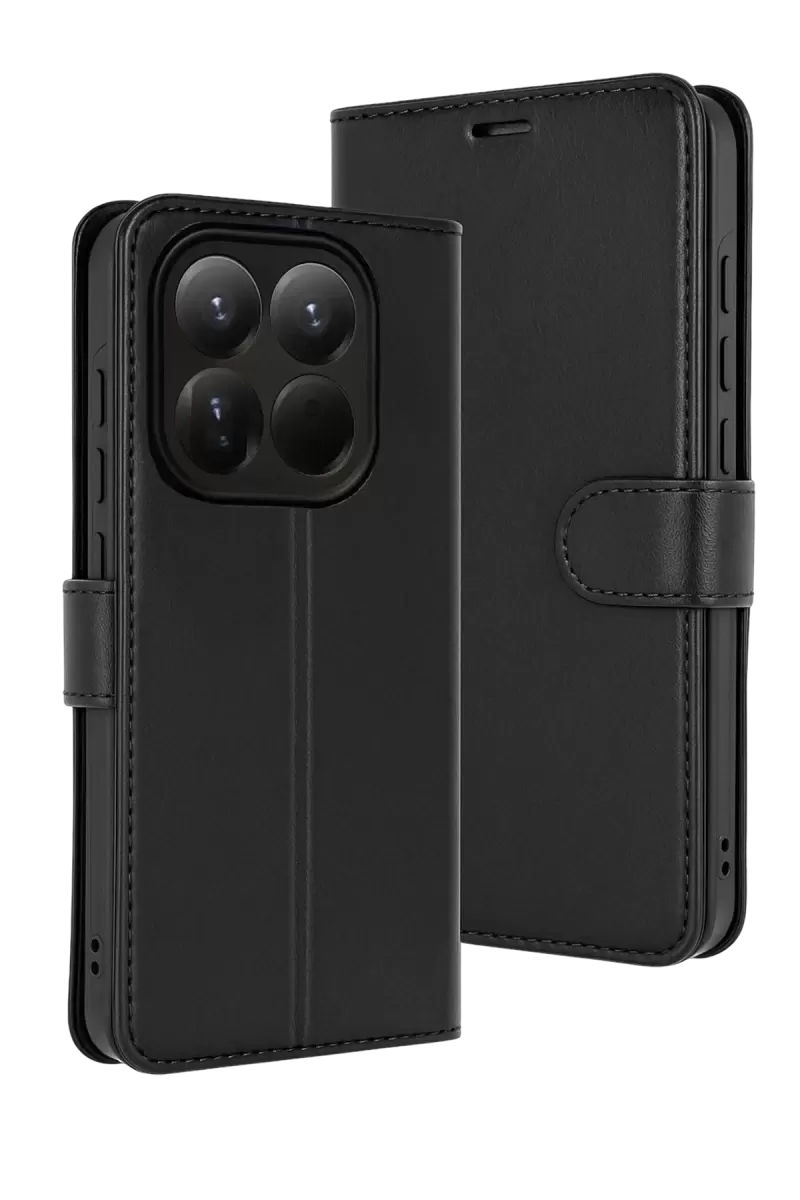 Newface Xiaomi Mi 15t Trend S Plus Kapaklı Kılıf - Siyah
