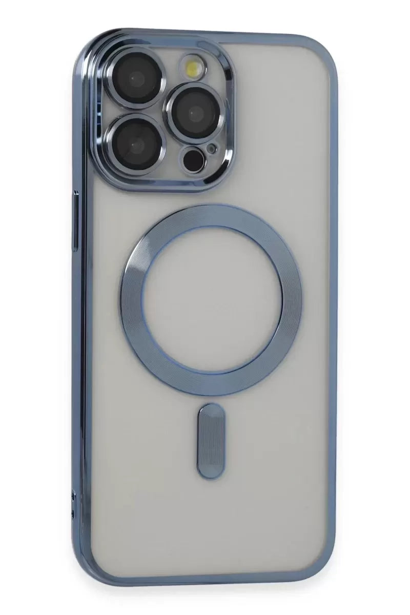 Newface Apple İphone 14 Pro Max Kılıf Kross Magneticsafe Kapak - Sierra Blue