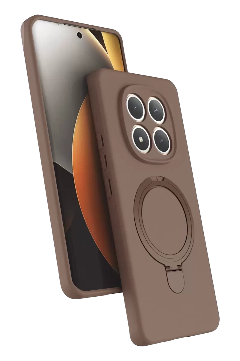Newface Xiaomi Redmi Note 15 4g Regal Magsafe Standlı Kapak - Çöl Titanyum