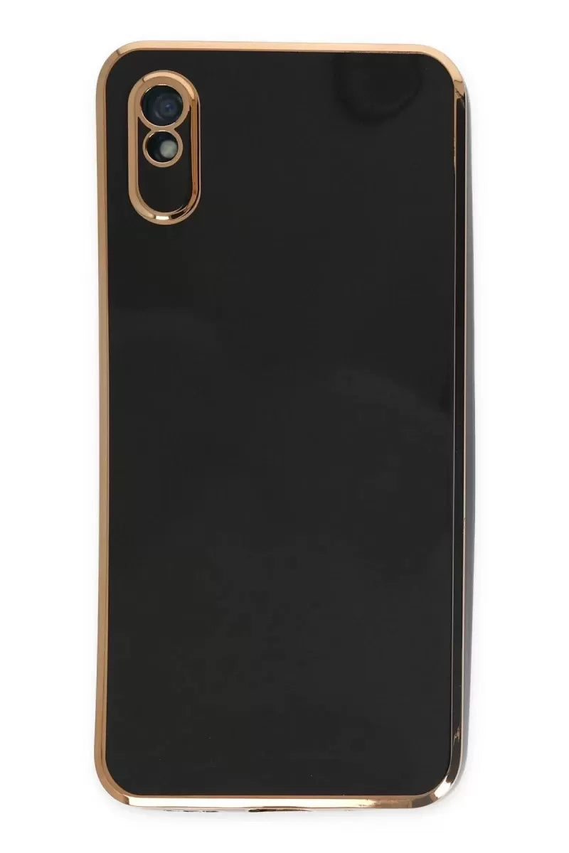 Newface Xiaomi Redmi 9a Kılıf Volet Silikon - Siyah