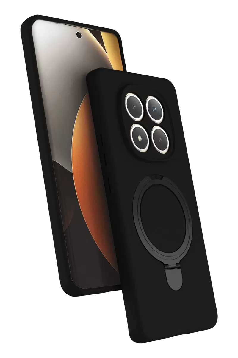 Newface Xiaomi Redmi Note 15 Pro 5g Regal Magsafe Standlı Kapak - Siyah