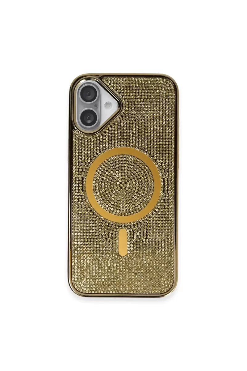 Joko Apple İphone 16 Plus Kılıf Helen Magsafe Kapak - Gold