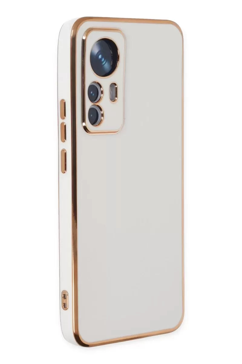 Newface Xiaomi Mi 12t Pro Kılıf Volet Silikon - Beyaz