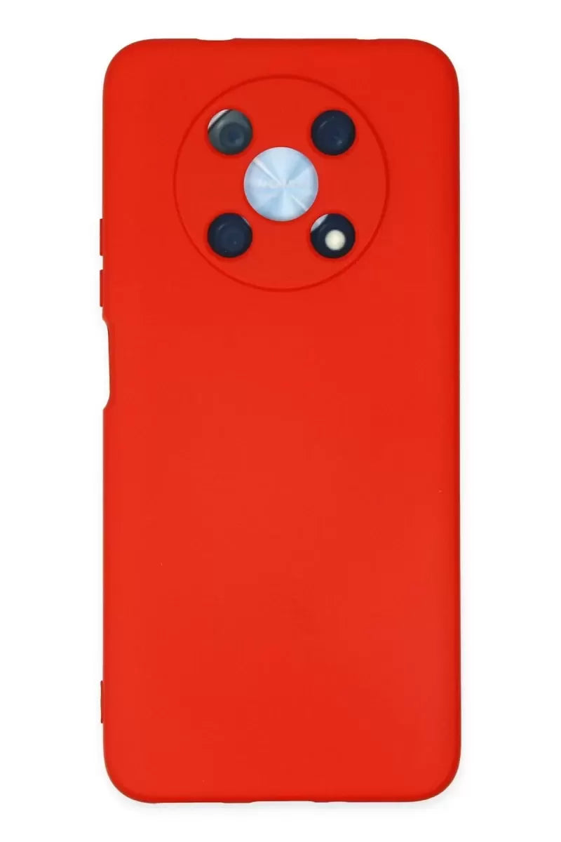 Newface Huawei Nova Y90 Kılıf Nano İçi Kadife Silikon - Kırmızı