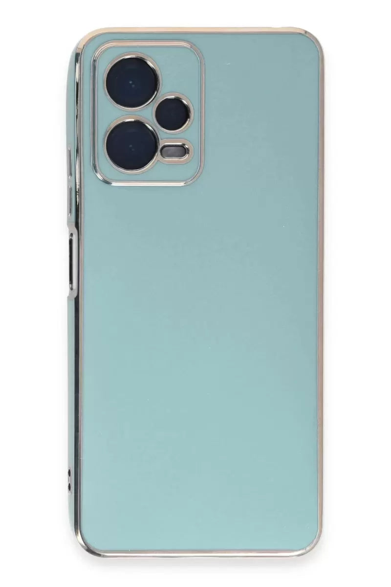 Newface Xiaomi Redmi Note 12 Pro 5g Kılıf Volet Silikon - Açık Yeşil