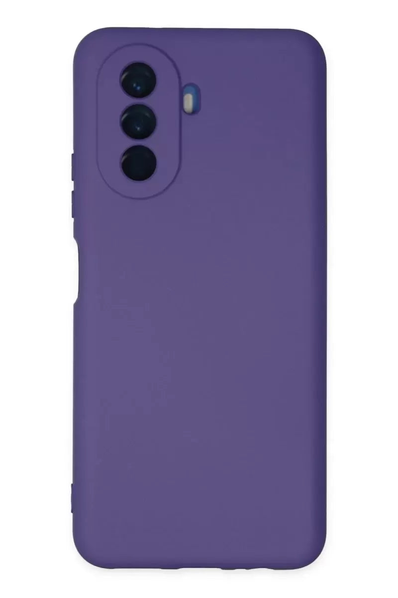 Newface Huawei Nova Y70 Kılıf Nano İçi Kadife Silikon - Mor