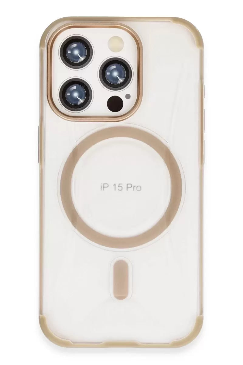 Joko Apple İphone 15 Pro Hilton Magsafe Kapak - Gold