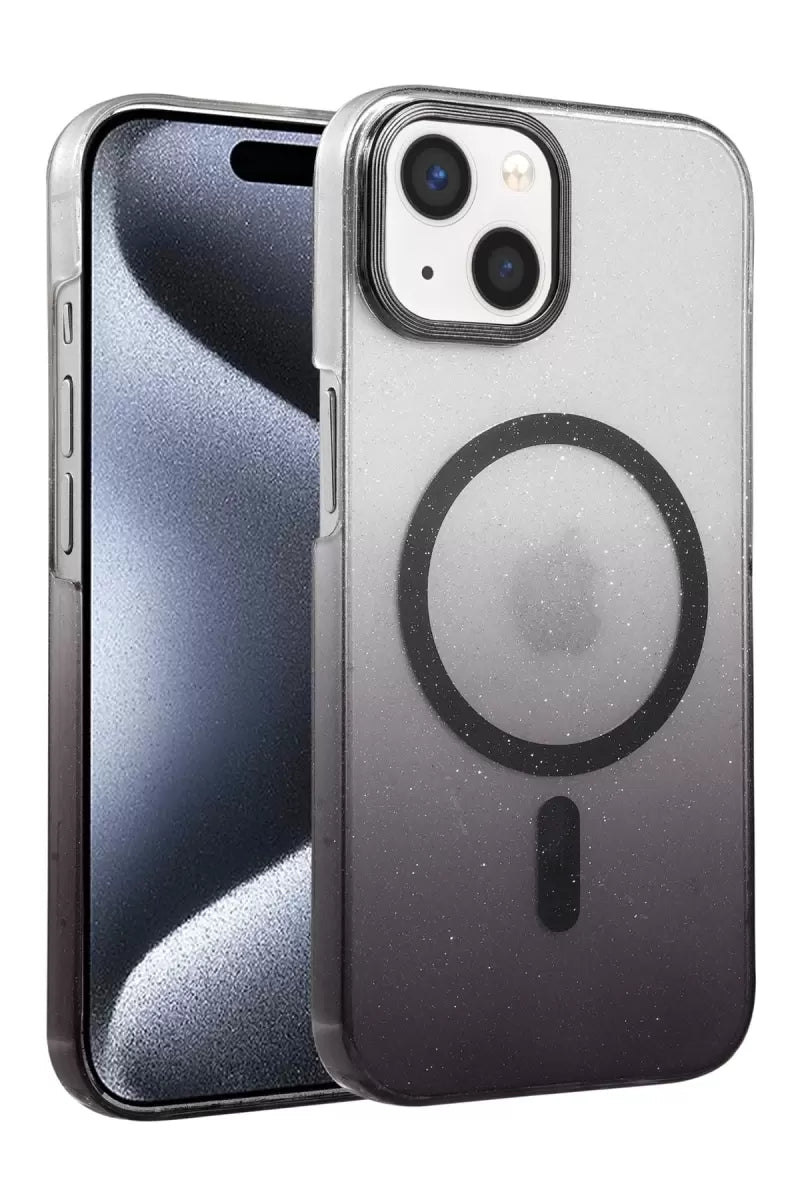Newface Apple İphone 14 Glossy Magsafe Kapak - Siyah