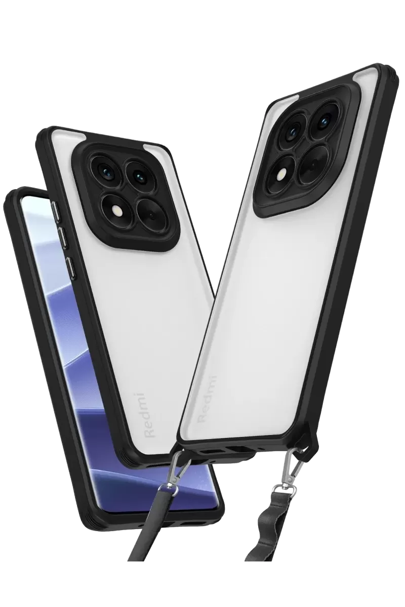 Newface Xiaomi Redmi Note 14 Pro 5g Kılıf Penta Silikon Kılıf - Siyah