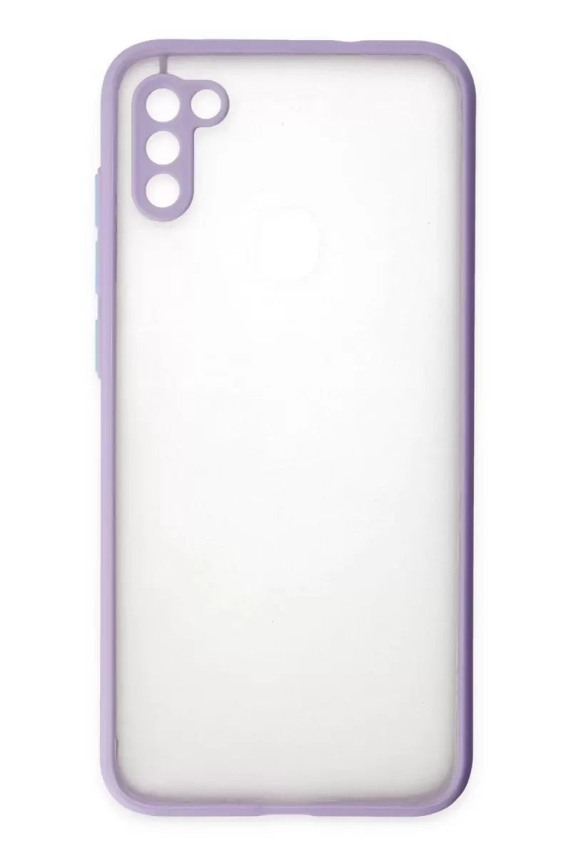 Newface Samsung Galaxy A11 Kılıf Montreal Silikon Kapak - Mor