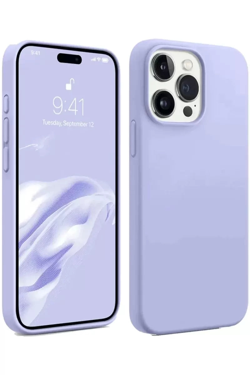 Newface Apple İphone 15 Pro Kılıf First Silikon - Lila