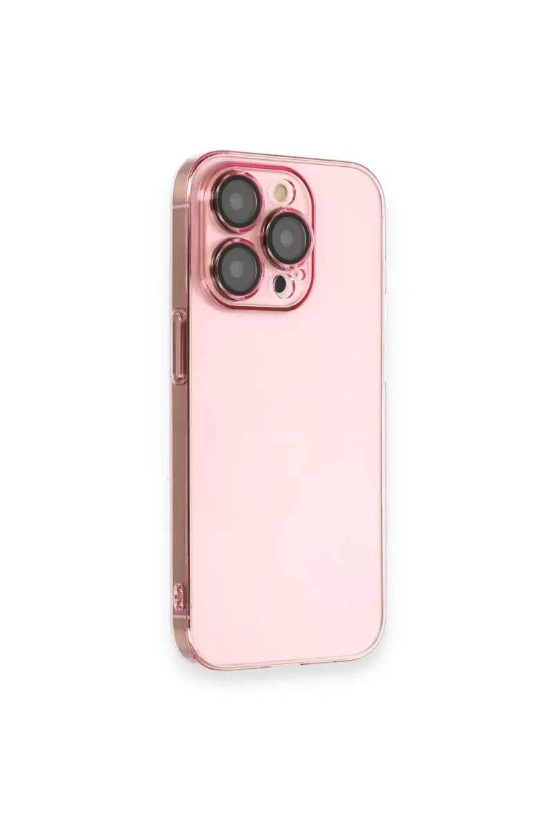 Newface Apple İphone 13 Pro Max Kılıf Armada Lensli Kapak - Rose Gold