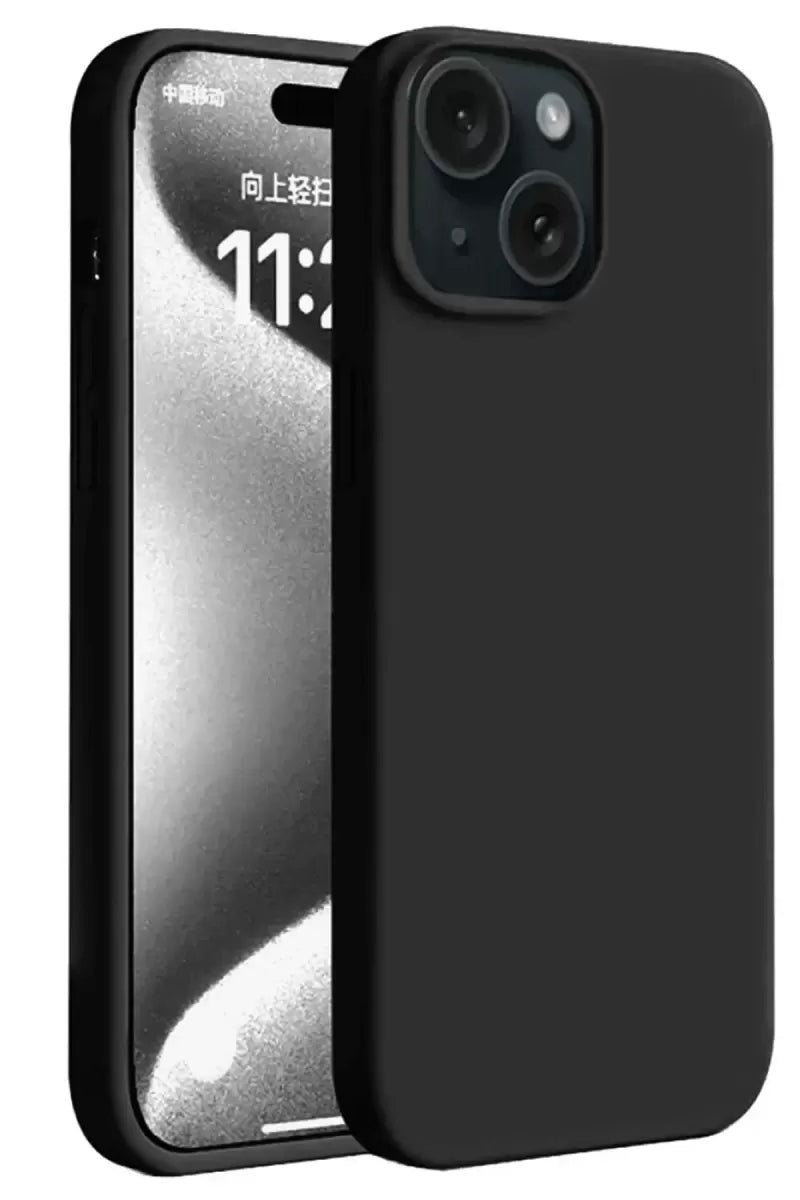 Newface Apple İphone 15 Plus Kılıf First Silikon - Siyah