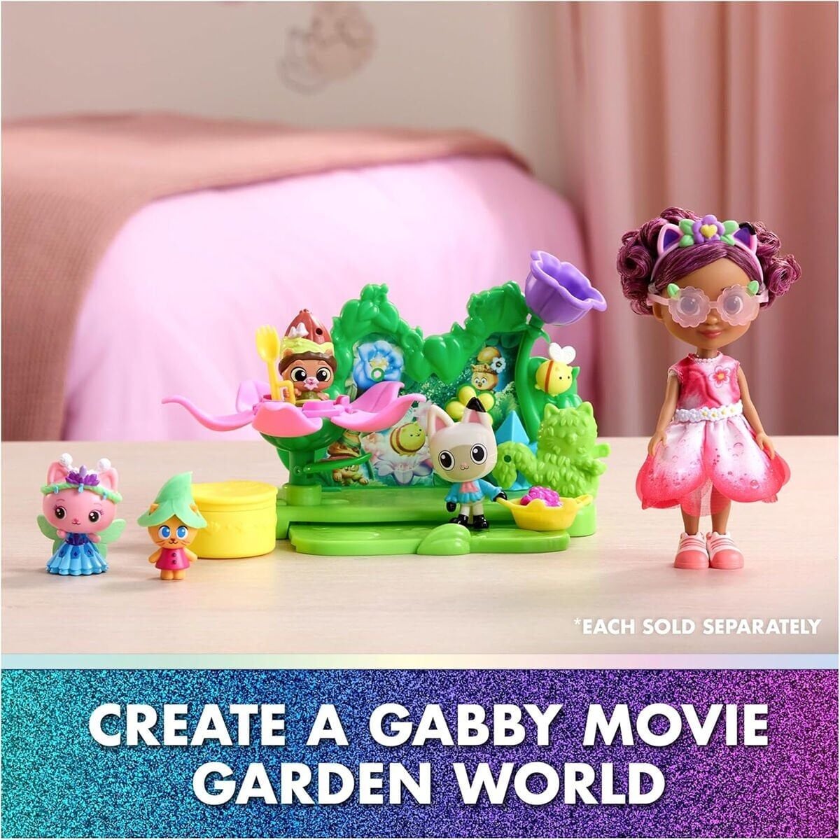 1008538 SUN-SPM-FİGÜR SET GABBY S DOLLHOUSE BAHÇE SETİ 12 PRÇ.