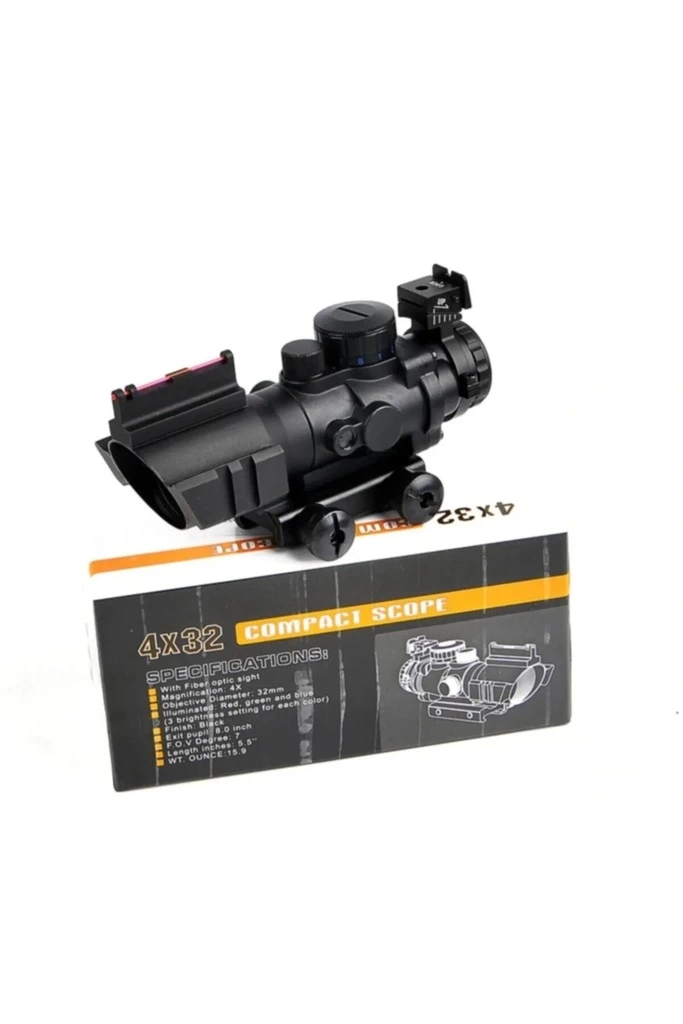 Spıke 4x32 Kırmızı Işıklı Dürbünü 4x32